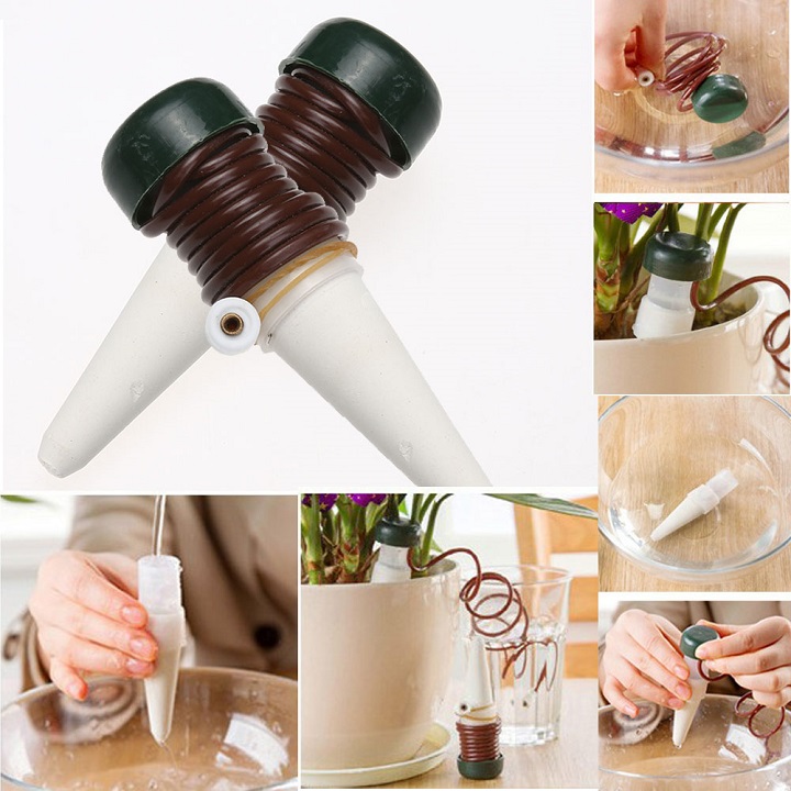 Dụng cụ tưới cây nhỏ giọt tự động -Tưới cây tự động mini - Bộ 2 cái