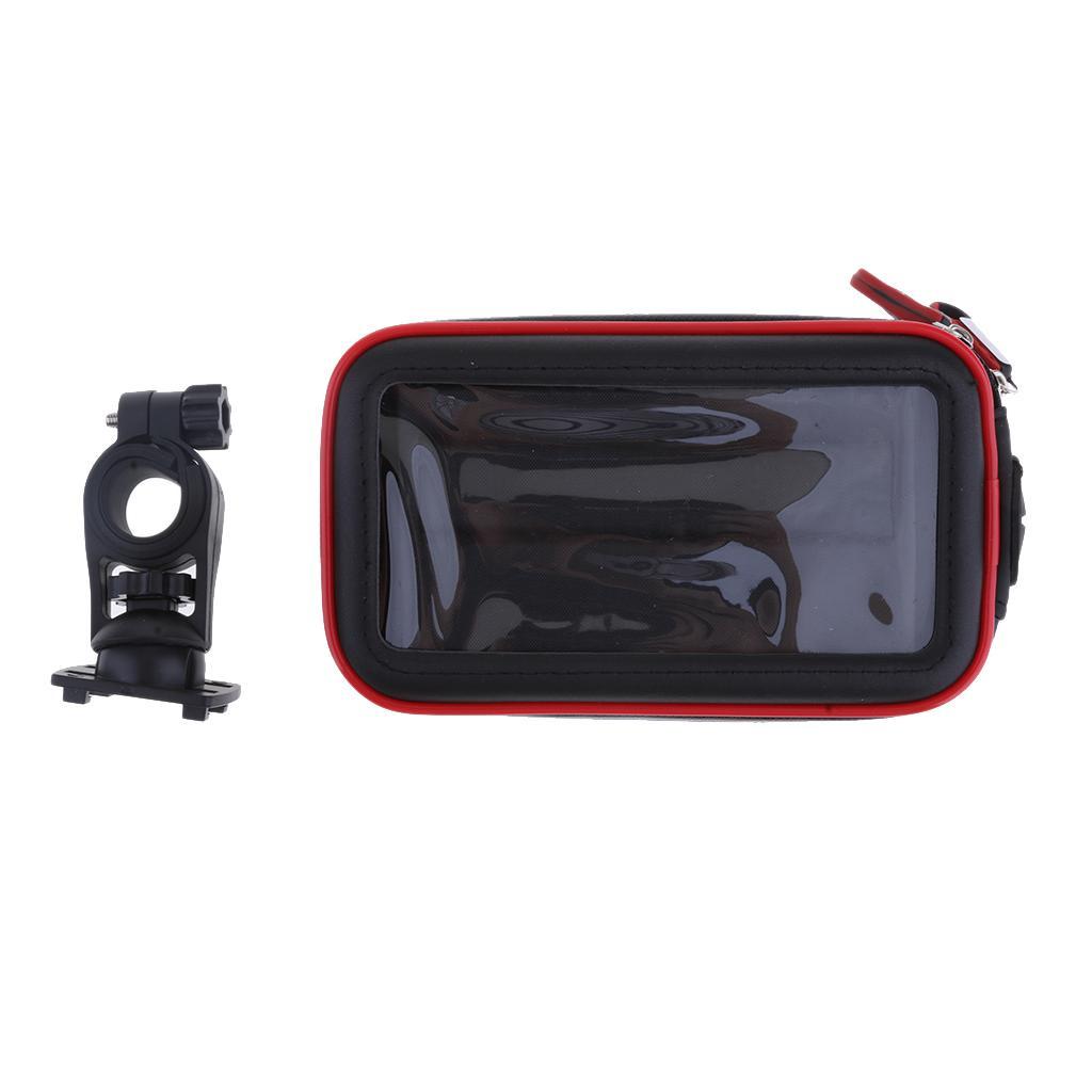 Waterproof Motorcycle Bike Handlebar Mount Holder Bag Case for Phone