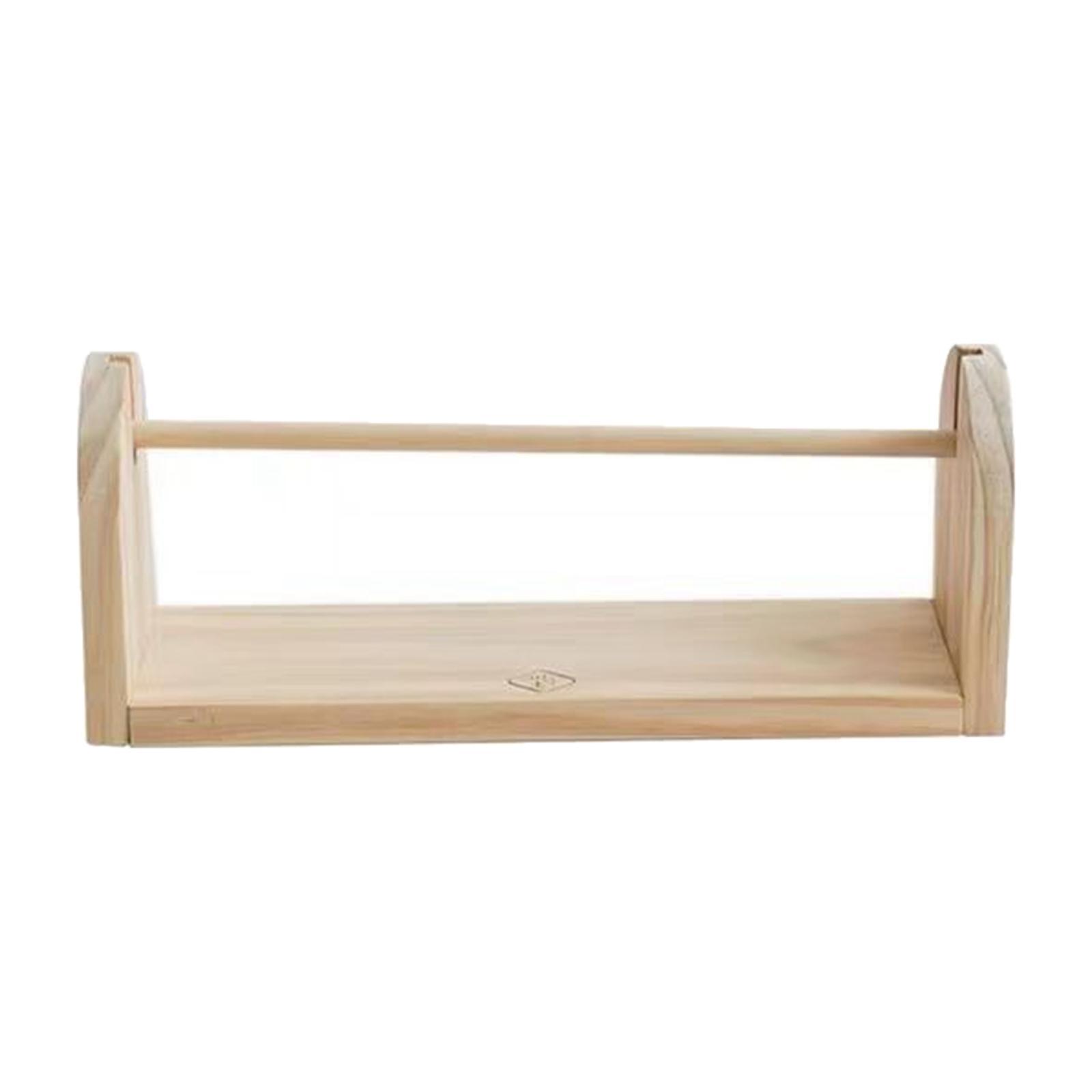 Yarn Holder, Thread Yarn Spindle Winder Portable Ribbon Storage Thread Spool Wooden String Dispenser Stand for Craft & Sewing Knit Crocheting