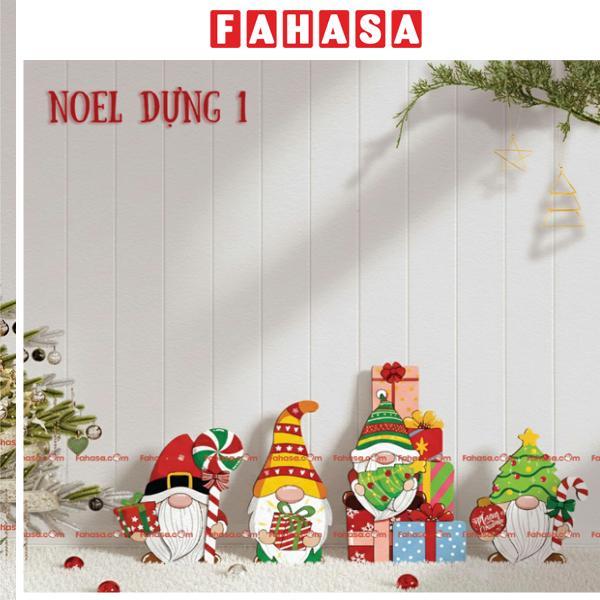 Set Gỗ Dựng Tường - Trang Trí Giáng Sinh - 70 x 15 x 10 cm - Bách Mộc 1
