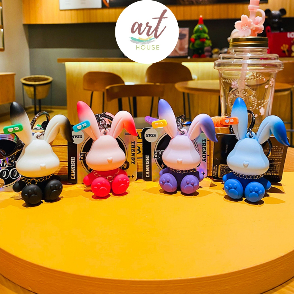 Móc khóa Thỏ Gadient Rabbit Quà Tặng Treo Túi_Art House