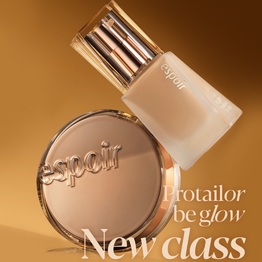 Kem Nền Siêu Che Phủ Espoir Pro Tailor Be Glow Foundation New Class 2023 SPF27 PA++