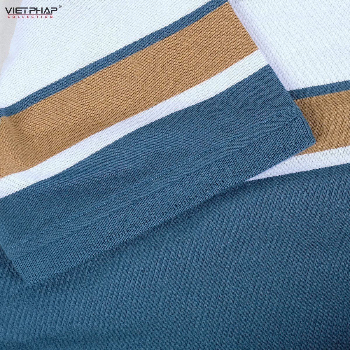Áo thun TC nam VIỆT PHÁP/ Form Luxury / thoáng mát - co dãn tốt- chất liệu cotton lạnh mềm mịn thấm hút mồ hôi tốt 3802