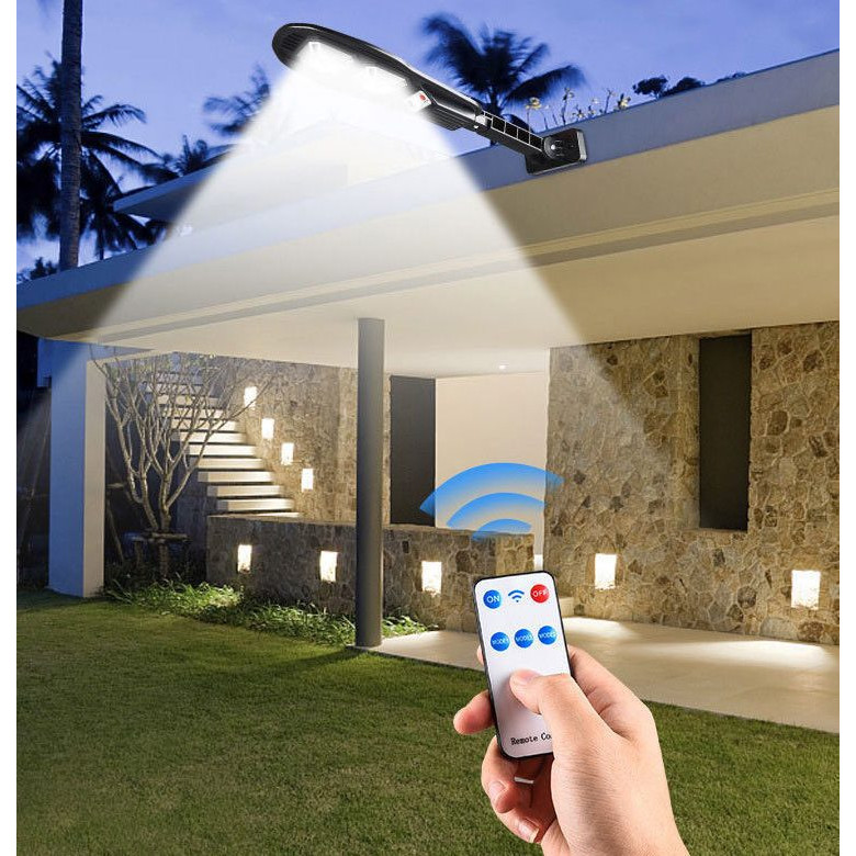 Đèn led thắp sáng ngoài trời siêu sáng có ĐKTX thông minh 24COB