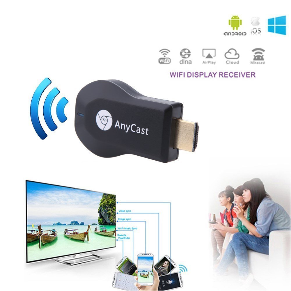 Kết nối điện thoại sang tivi không dây Anycast M9 Plus