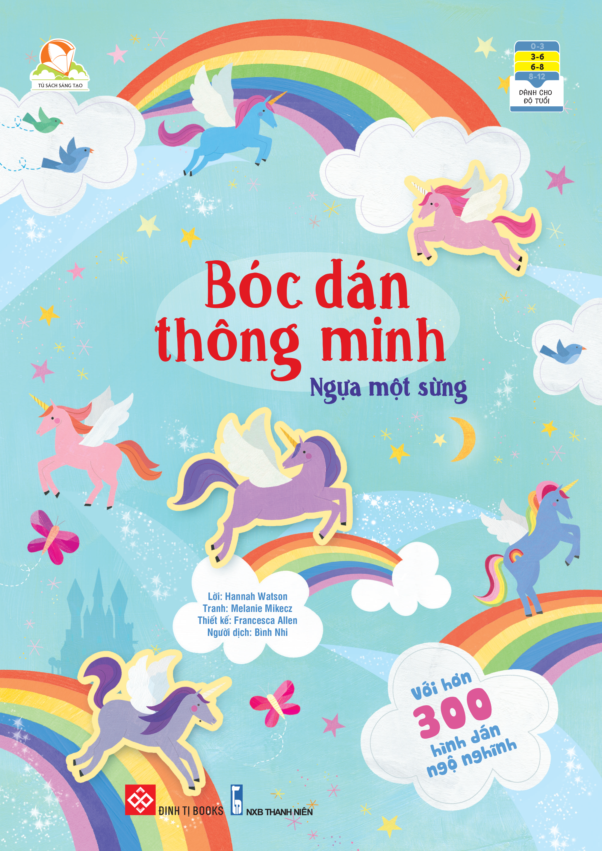 Sách - Combo bóc dán thông minh 12 tập - Đa dạng chủ đề