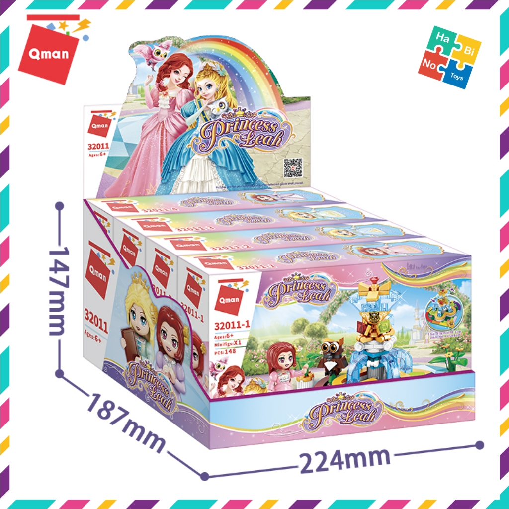 Bộ Lắp Ghép Đồ Chơi Cho Bé Gái Qman Giấc Mơ Về Hoa Và Cầu Vồng 32011 Cho Trẻ Từ 6 Tuổi Gồm 4 Hộp