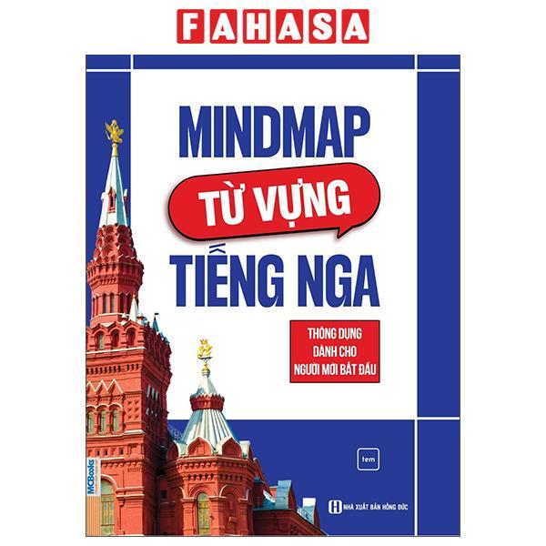 Sách - Mindmap Từ Vựng Tiếng Nga Thông Dụng Dành Cho Người Mới Bắt Đầu