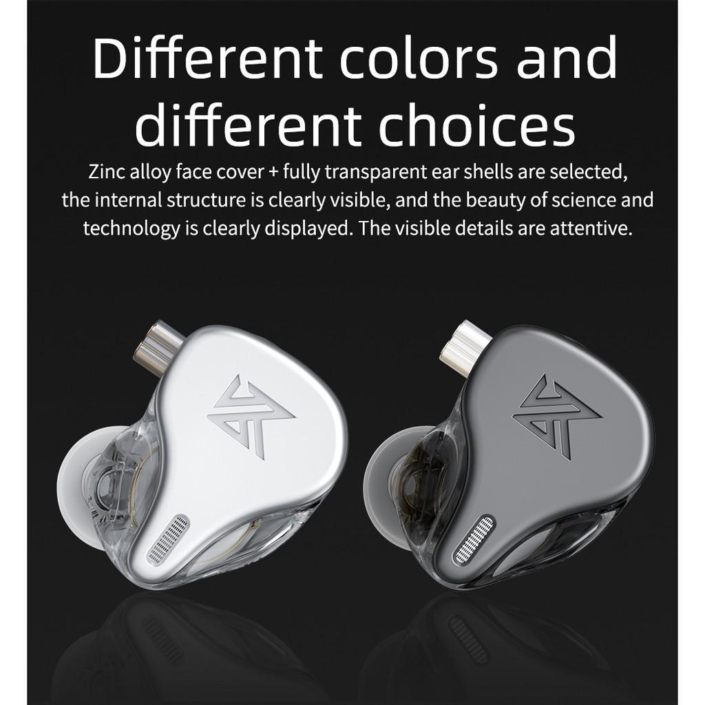 Tai nghe nhét tai KZ DQ6 3D AS12 AS16 ZSN PRO C12 âm thanh HIFI có dây 2 pin chất lượng cao