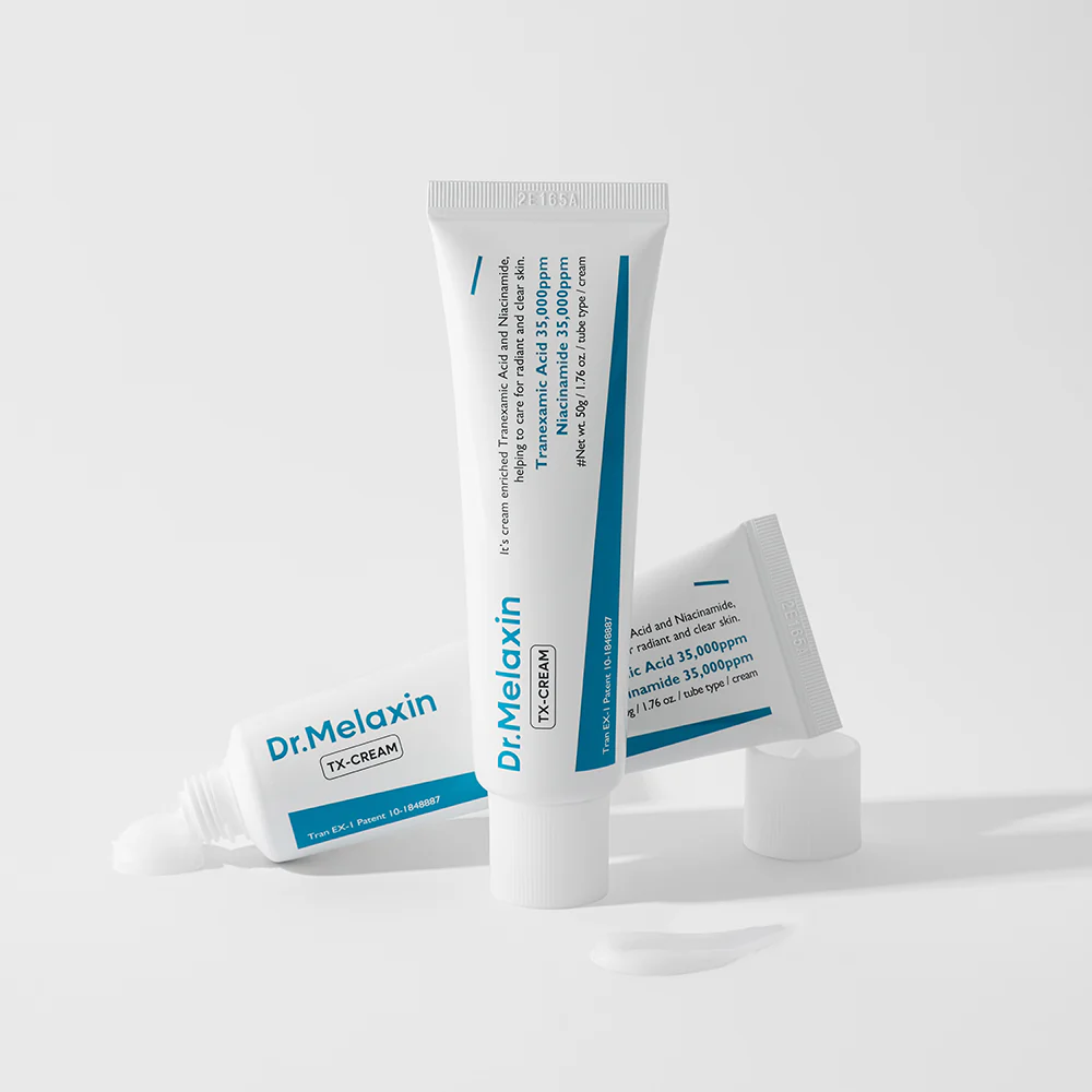 Combo nám hỗ trợ sáng da Dr.Melaxin TX gồm toner, serum, kem dưỡng