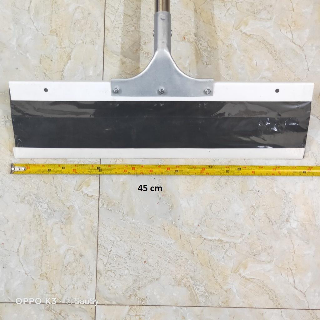 Cây chổi Cào, Gạt nước sàn nhà - lau kính Bản to cán Inox thẳng - dài 140cm