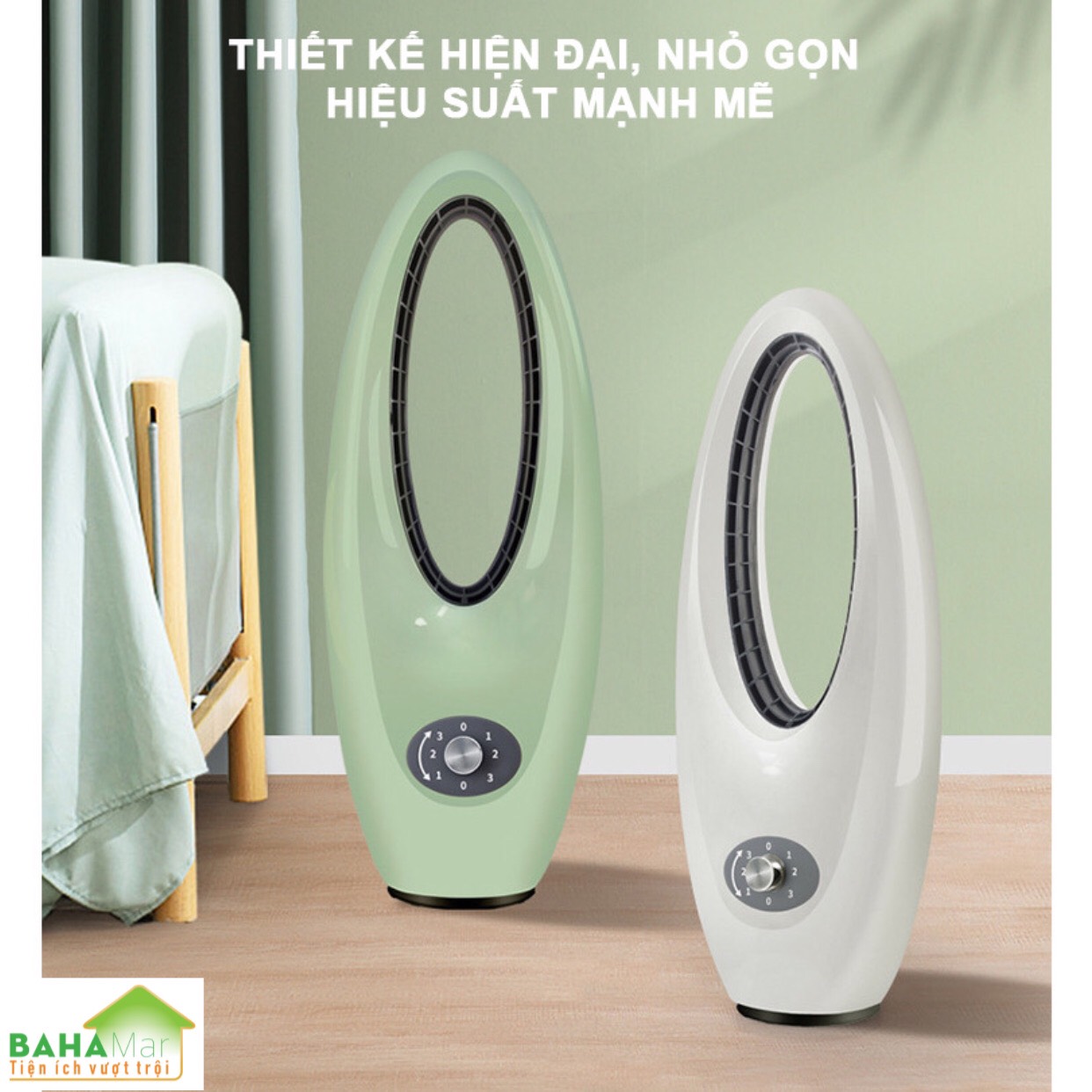 QUẠT THÁP KHÔNG CÁNH SIÊU ÊM TIẾT KIỆM ĐIỆN, XOAY ĐẢO KHÔNG KHÍ TIỆN LỢI "BAHAMAR" công nghệ mới, siêu êm, siêu tiết kiệm điện