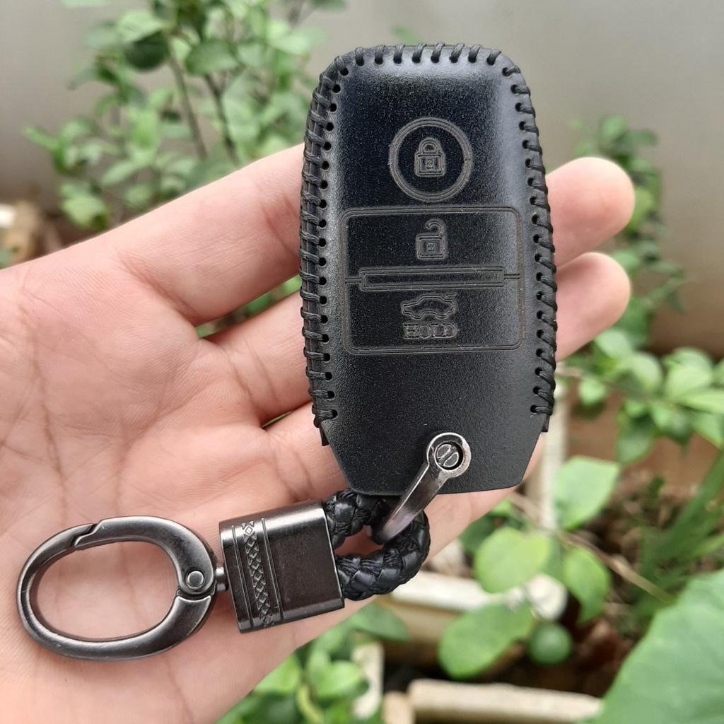 Bao Da Chìa Khóa Ôtô Kia Seltos, Soluto, K3, Cerato 14-18, Sorento, Morning 2021...Da Bò ITALIA, Khắc Tên + Số ĐT Chủ,