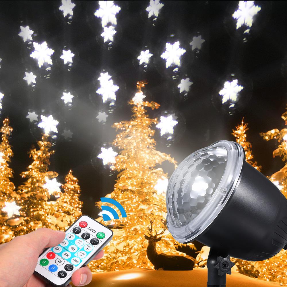 AC100-240V 7.5W Christmas Halloween   Theme Projection Lamp Christmas Day   Decoration Lawn Courtyard Projection Lamp