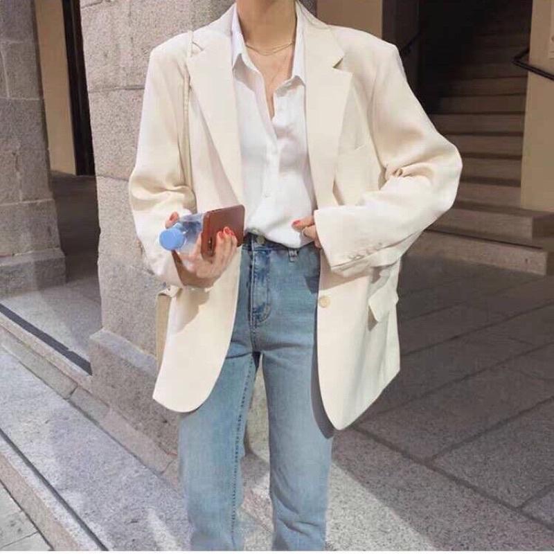 Áo Khoác Blazer Nữ Phong Cách Hàn Quốc Mẫu Mới Mã RB100