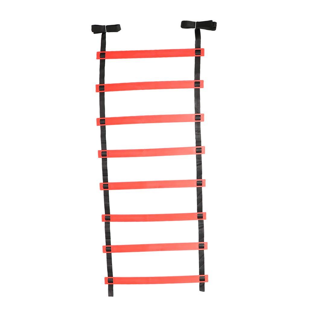 Agility Ladder- 8 Adjustable Rungs Fitness Speed Training Equipment with Carry Pouch Bag- Fit for Adults/Kids/Athletic Football Training