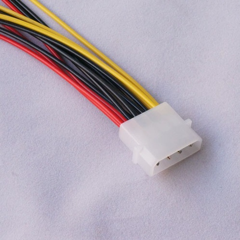 Cáp điện 4Pin IDE chất lượng cao HY1578 4 pin Molex nam đến 3 Cổng Molex IDE Nữ nguồn cung cấp bộ chuyển đổi cáp