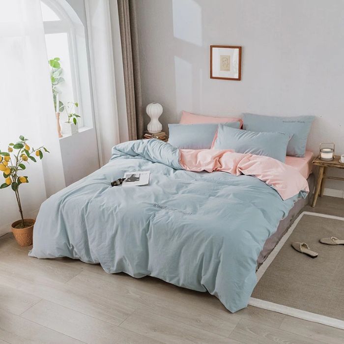 Bộ chăn ga gối Cotton cao cấp 1m6x2m MNT111