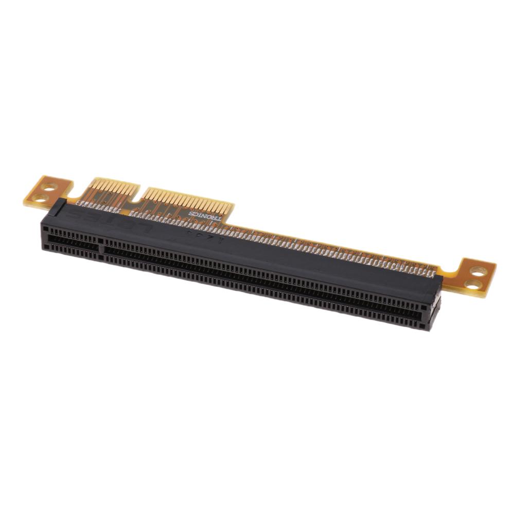 1Piece PCI-E PCI-Express 4X to 16X Riser Extension Card Graphic Card Slot Converter