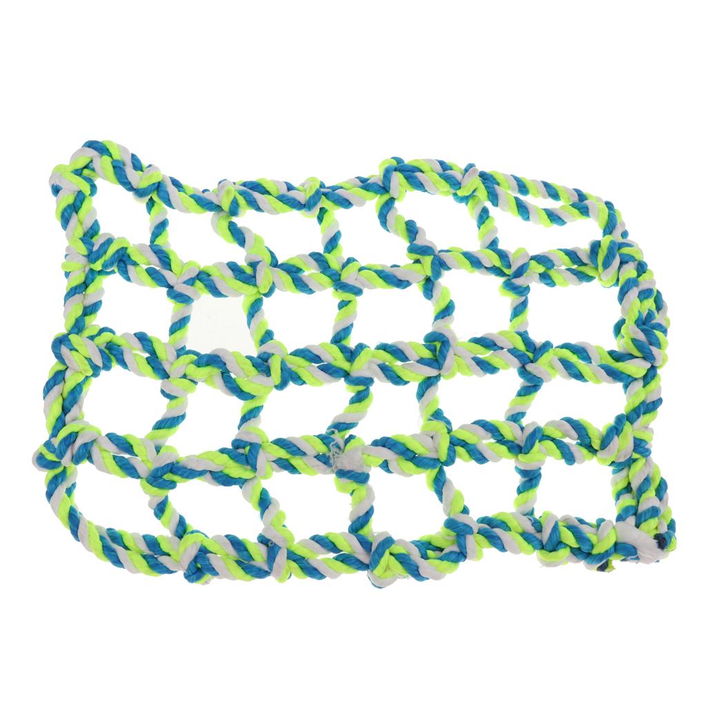 Pet Bird Parrot Cage Rope Net Hammock Swing Toy Small Animal Activity Toy