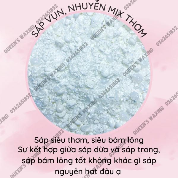 Sáp wax lông loại hũ 200G, 300G, 400G nấu nhanh tan dạng vụn, nhuyễn siêu bám lông tặng kèm que quết sáp