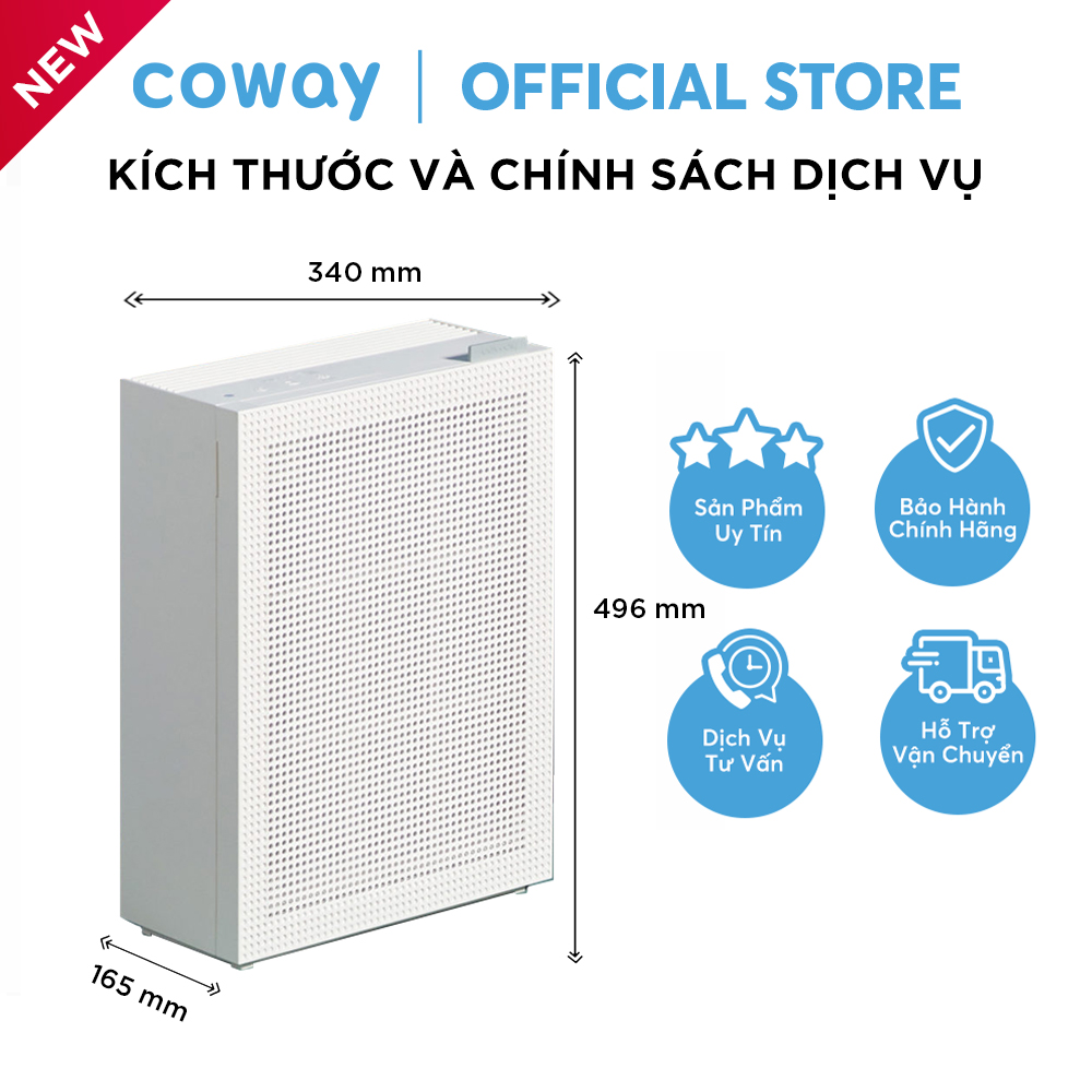 Máy lọc không khí Coway Cartridge (W) AP-1019C (W) - Hàng chính hãng