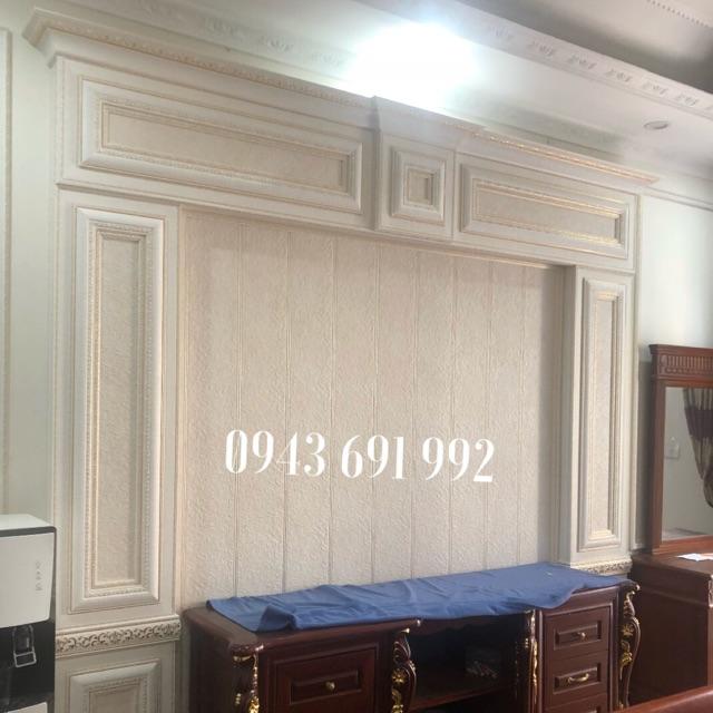 Phào chỉ nhựa chỉ khung tranh tường loại 4cm cùng 3cm tạo thành hai lớp
