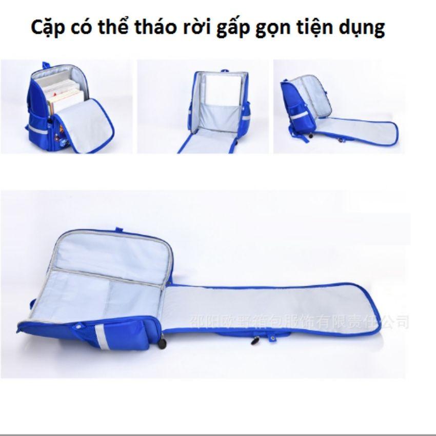 Cặp balo học sinh nam chống gù chống thấm nước cao cấp hình siêu nhân size 36cm có hệ thống phản quang bảo vệ cho bé