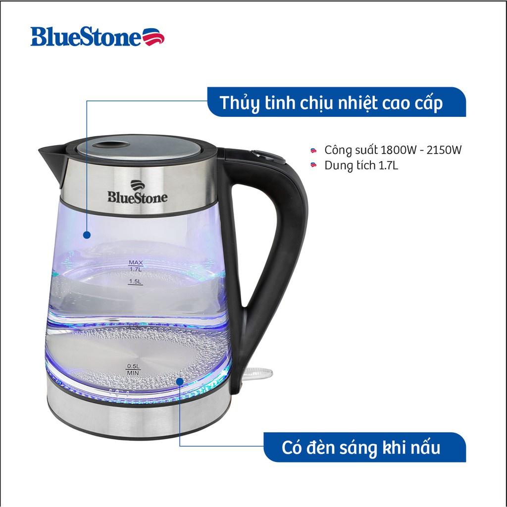 Ấm Đun Siêu Tốc Bluestone 1.7 lít KTB-3426 , Công Suất 2150W , Bình Thủy Tinh Cao Cấp , Hàng Chính Hãng