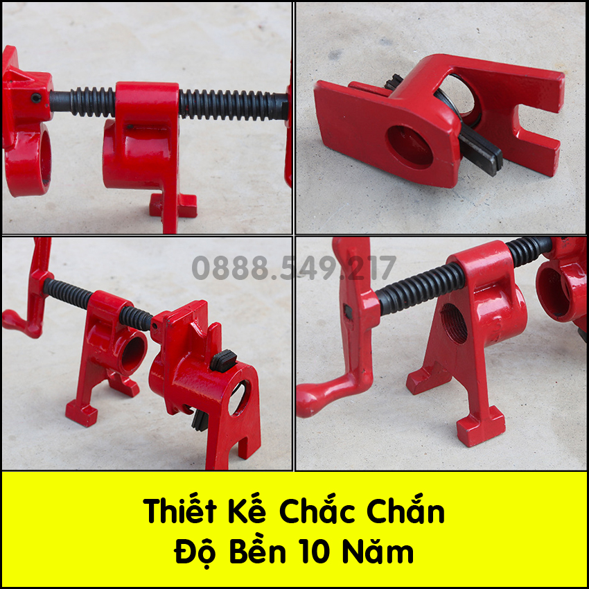 Cảo Ống Nước Chuyên Dụng Ống FI 27 - Kẹp Ván Gỗ Cảo Ống Nước Bằng Thép Siêu Chắc Chắn Loại Có Chân