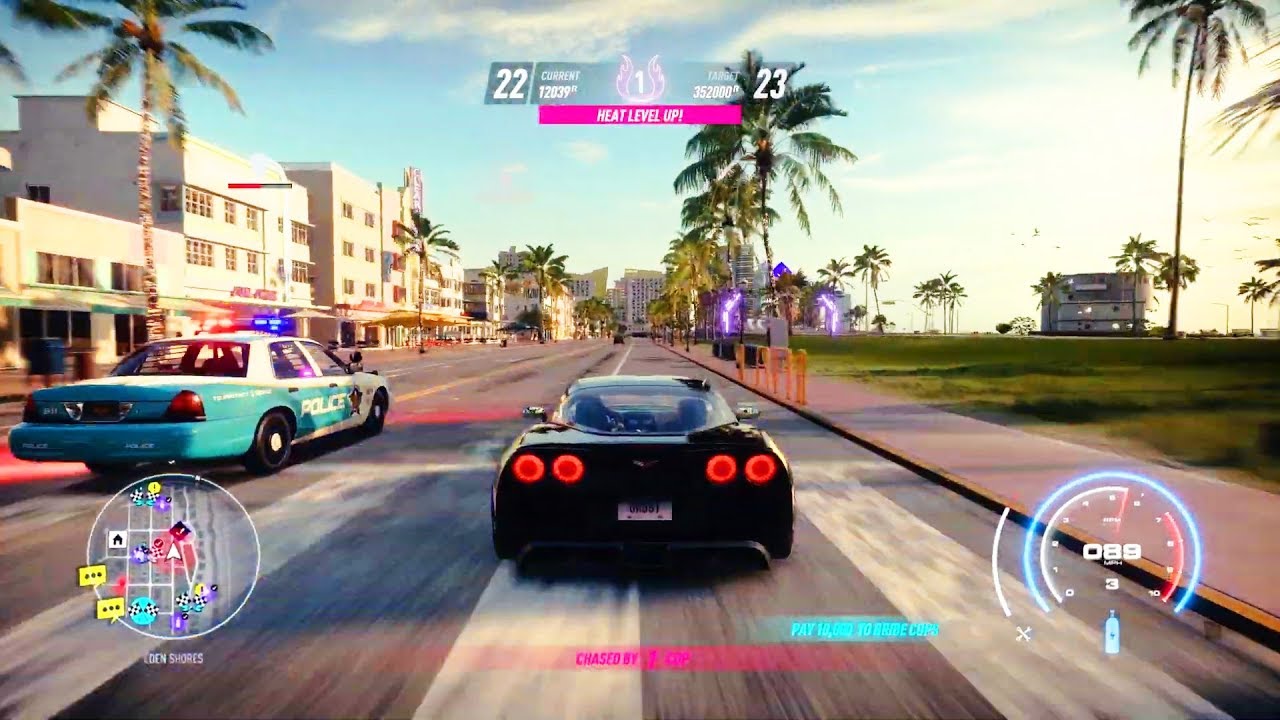 Đĩa Game PS4 Need For Speed Heat Hệ US - Hàng Nhập Khẩu