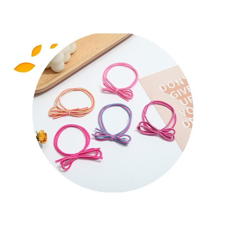 SET 3 Dây cột tóc nơ