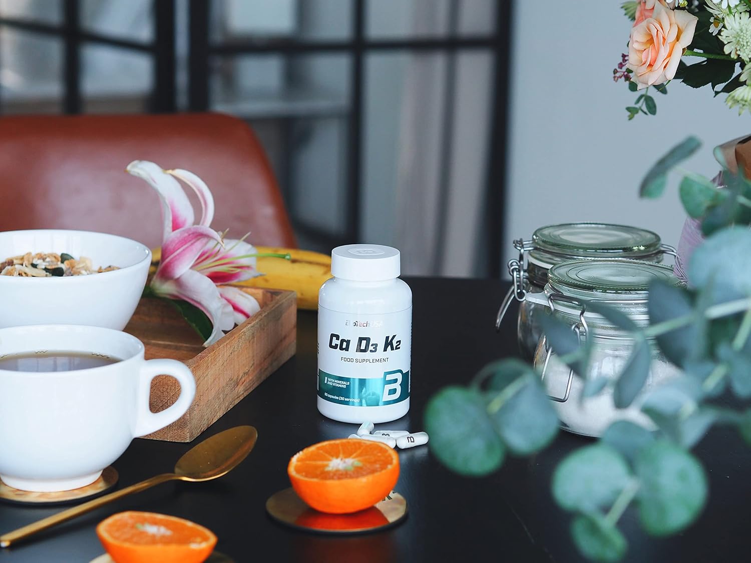 Biotech USA Ca D3 K2  (90 Viên) - Bổ Sung Canxi, Vitamin D3 K2
