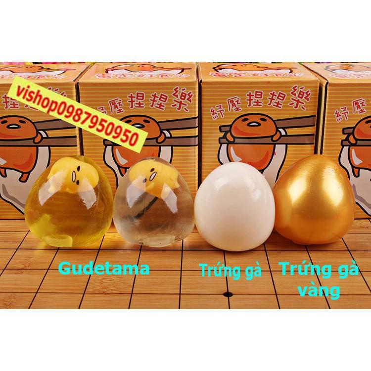 đồ chơi gudetama - trứng gà vàng bóp trút giận mã WBC43 JMS(591