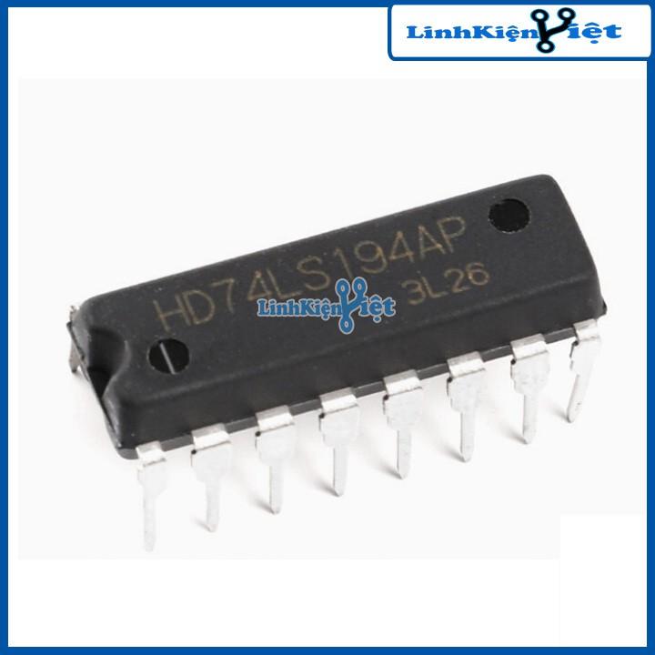 Chíp 74LS194 4-bit Bi-directional Shift Register DIP16