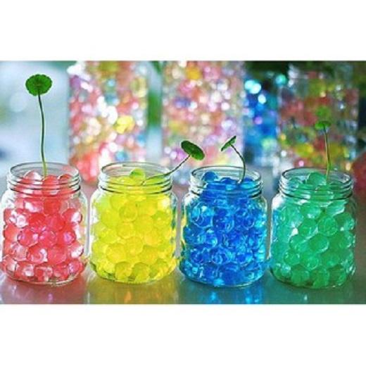 Hạt nở trồng cây thủy sinh, làm slime