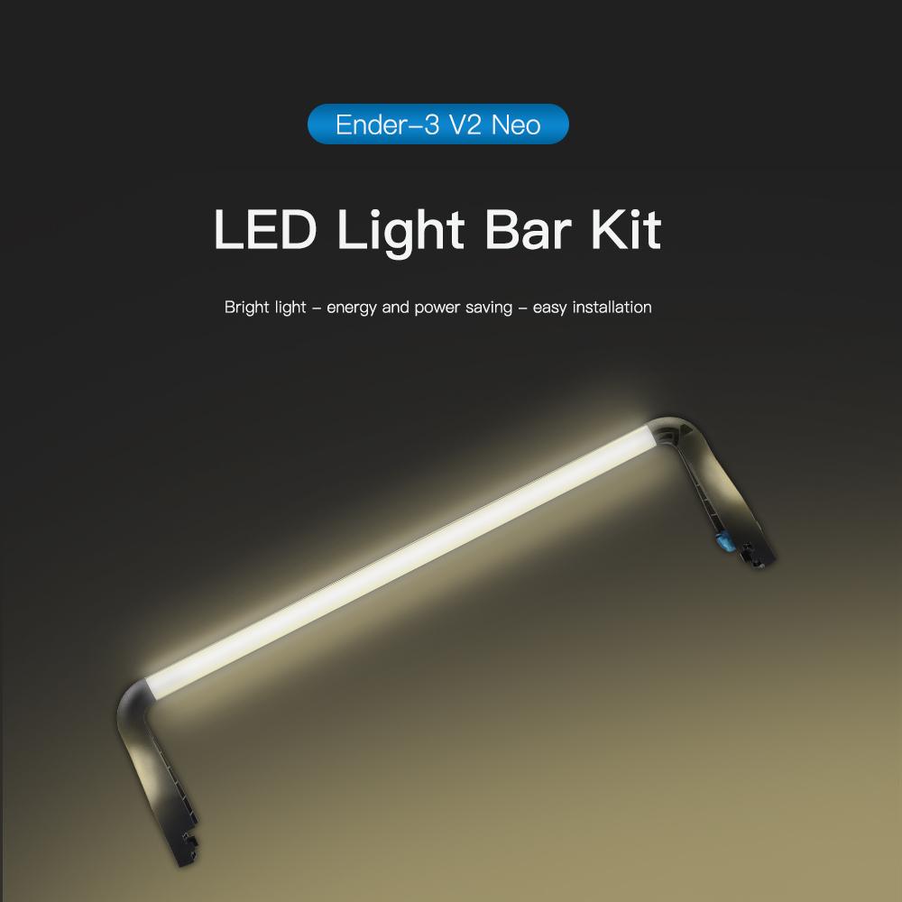 CREALITY No Strobe LED Light Bar Kit Nâng cấp bộ phận máy in 3D 24V/5W cho Ender-3 S1 Pro/CR-10 Smart Pro/Ender-3 V2 Neo Series