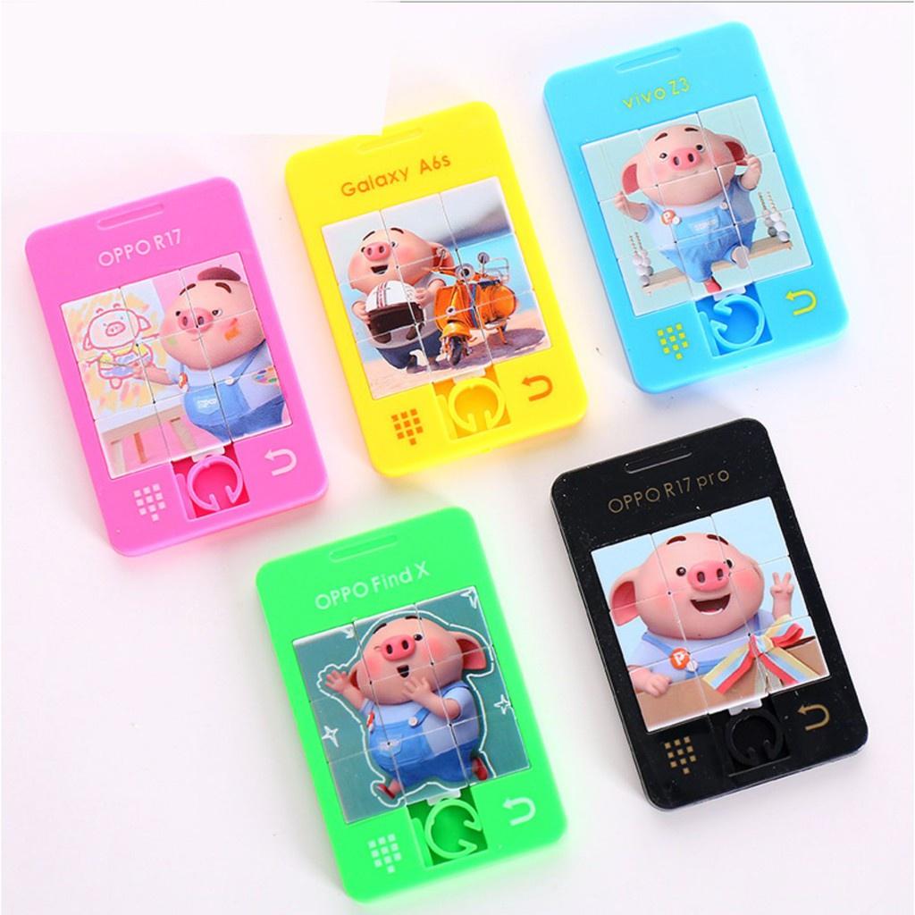 Đồ Chơi Ghép Hình Trượt 16 Ô Cho Bé - Bảng Xếp Hình Huyền Thoại Tuổi Thơ DUASHOP