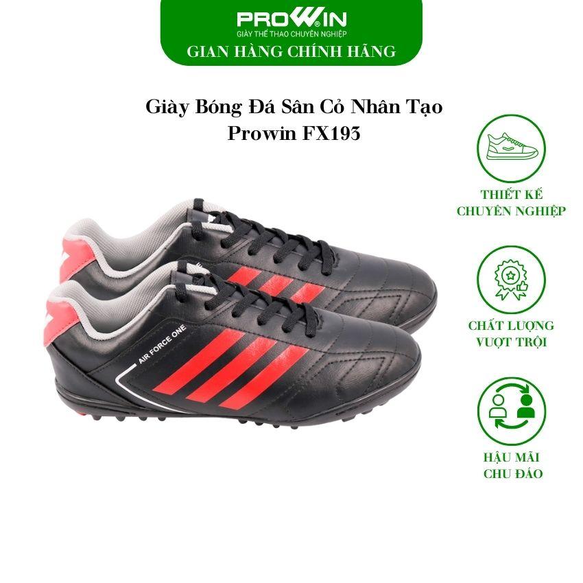 Giày bóng đá sân cỏ nhân tạo PROWIN FX193 - Đen