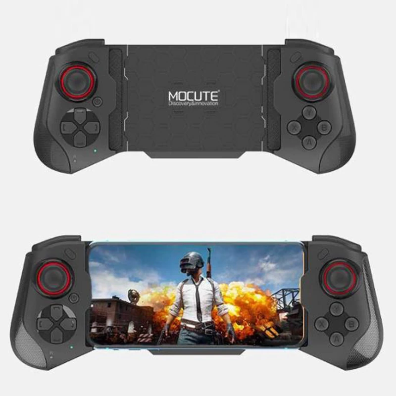 Tay Cầm Chơi Game Bluetooth MOCUTE 060 Dành Cho Điện Thoại Android IOS 13.4  PC Hỗ Trợ MFi Chơi Game Pubg ff Cần Điều Khiển Kính Thiên Văn Thông Minh- Hàng Chính Hãng