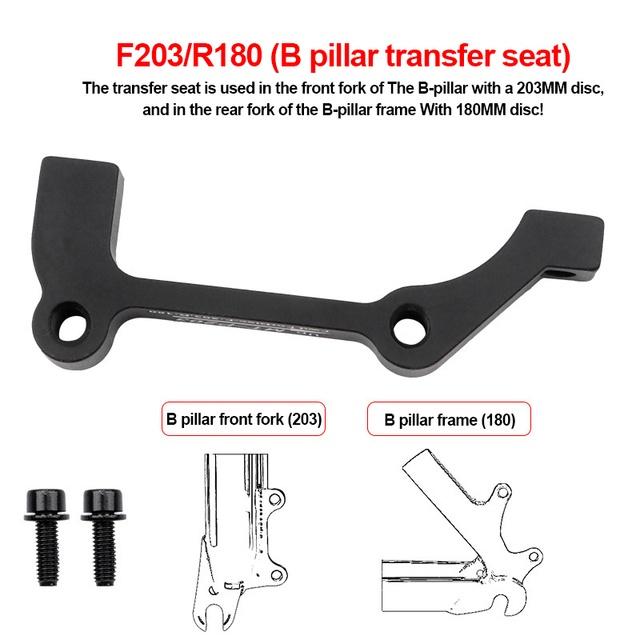 Bộ Thanh Chuyển Đổi Phanh Đĩa Xe Đạp Leo Núi Mosoworld Siêu Nhẹ Phanh Đĩa 160 180 203mm