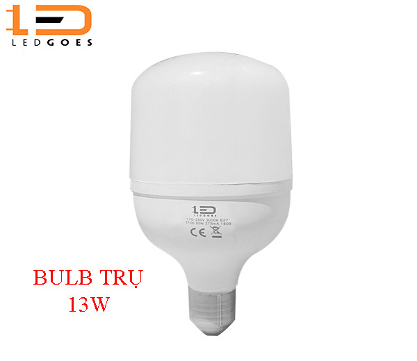 Bóng đèn LED bulb trụ LEDGOES 13W
