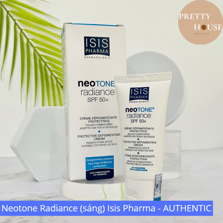 Kem chống nắng Neotone Radiance và SPF50+ ISISPharma