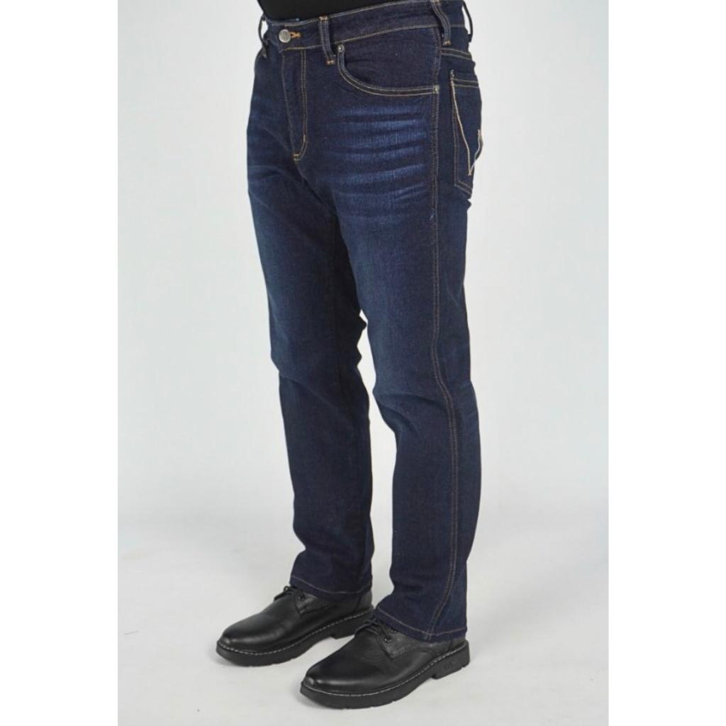 Quần Jean slim straight NAM Q10 màu xám Đen, Quần bò Nam Ôm Đứng, Chất vải co giãn Cao Cấp, Trẻ Trung | Samma Jeans - Xanh đen