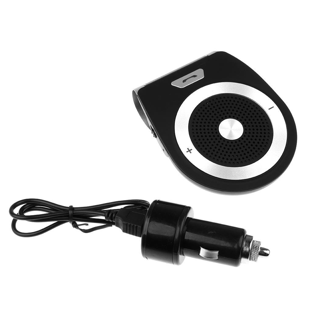 Sun Visor Car AUX 4.1 Wireless Stereo Audio Music Receiver w/ Mic