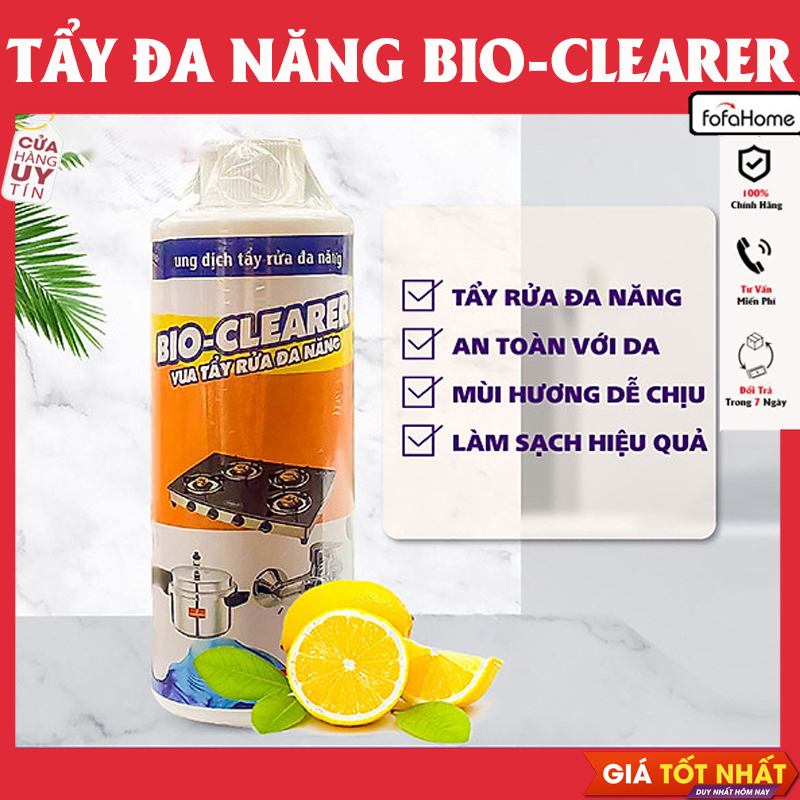 Nước Tẩy Rửa Đa Năng Bio Clearer - Chất Tẩy Bẩn Vệ Sinh Nhà Bếp Siêu Sạch Mùi Hương Dễ Chịu