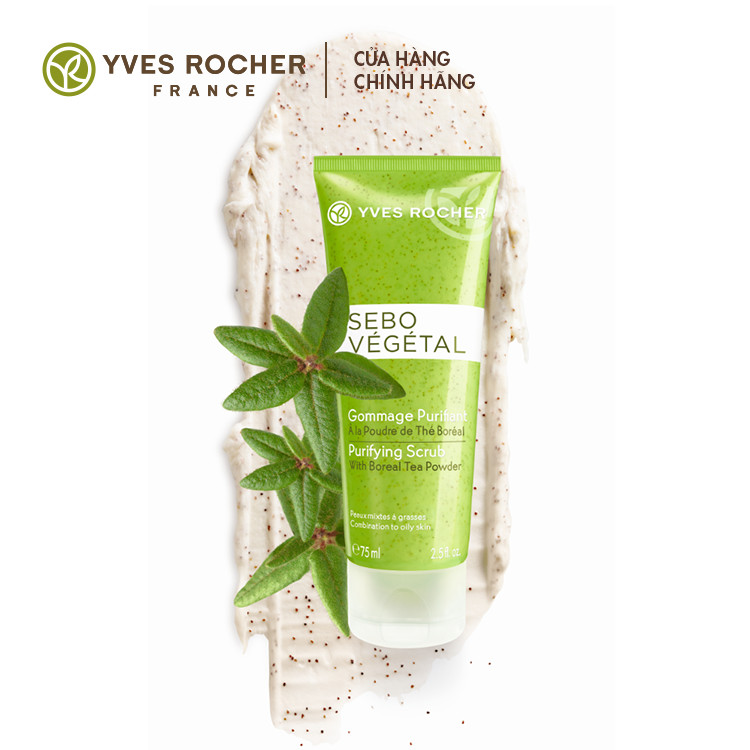 Tẩy Tế Bào Chết Yves Rocher Purifying Scrub 75ml