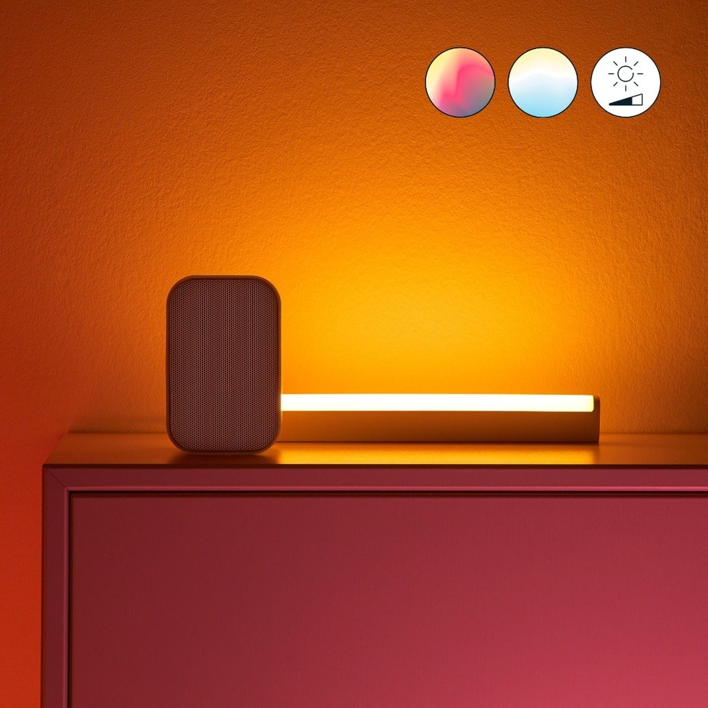 Đèn trang trí thông minh Wiz Double Led Linear Bar RGB 16 triệu màu kết nối Wifi &amp; Matter, Bảo hành 1 Năm