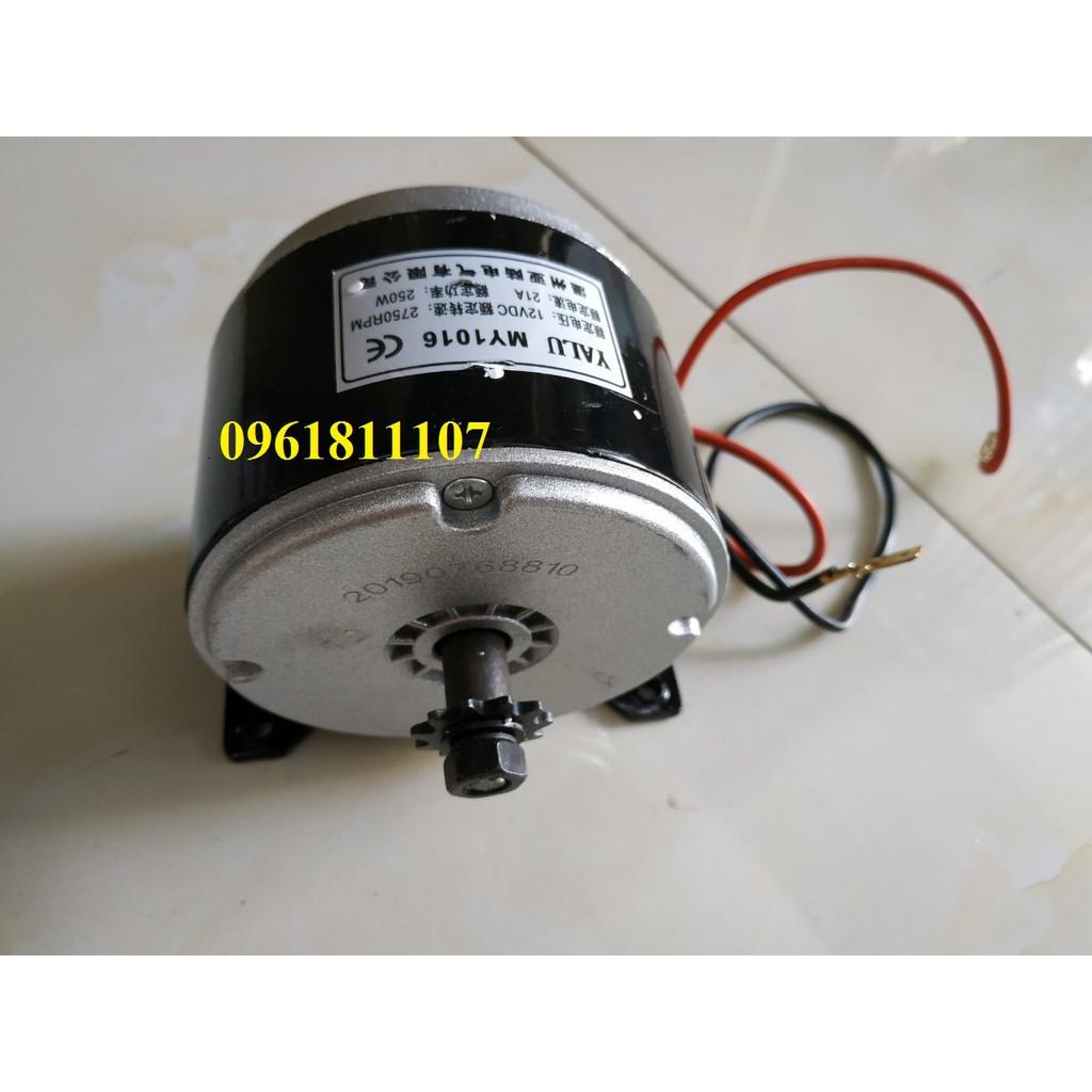 Motor 12V 250W chế thuyền chế xe