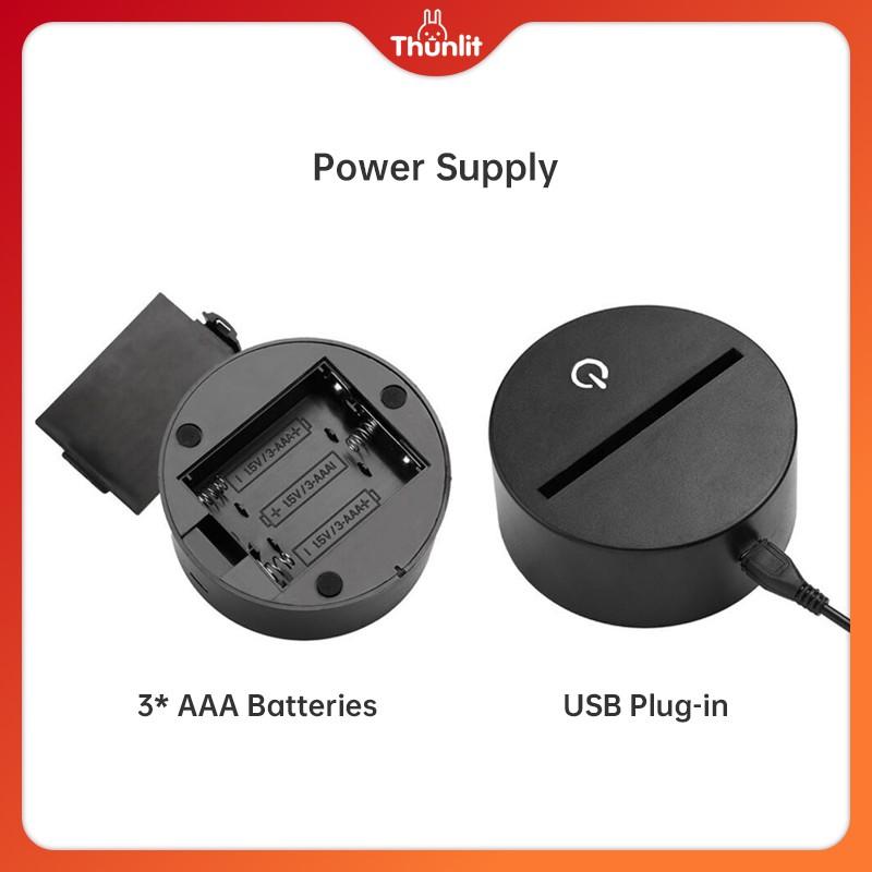 Thunlit Fish Night Light USB Plug-in Colorful Lights